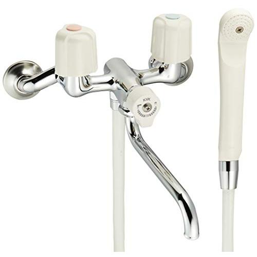 KVK 一時止水付2ハンドルシャワー 【KF100N2】