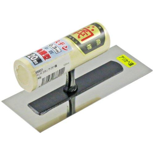 カネ千代 マンボ ステン アリカベ鏝 角鏝型 120mm 0.3mm厚