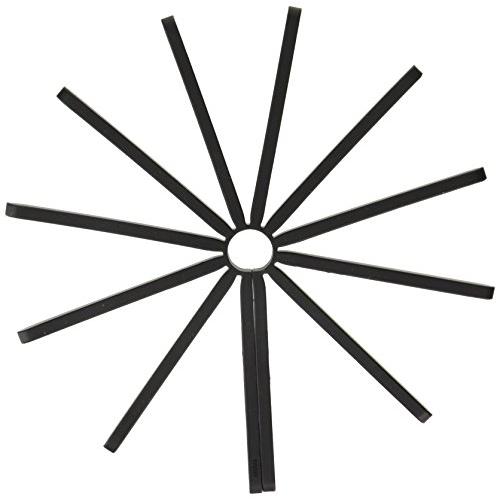 umbra FANFARE 鍋敷き シリコン コースター ナベ敷きトリベット 2個セット ブラック