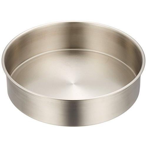 遠藤商事 業務用 チーズケーキ用デコ共底 21cm 浅型 18-8ステンレス WDK01021