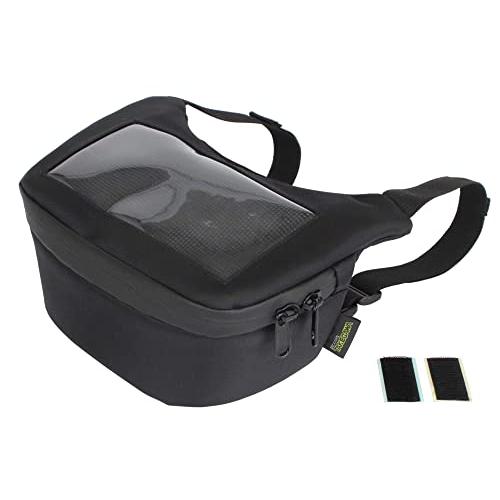 SP武川(TAKEGAWA) ツーリングバッグ(ハンドルカウル用) ブラック 08-01-0175