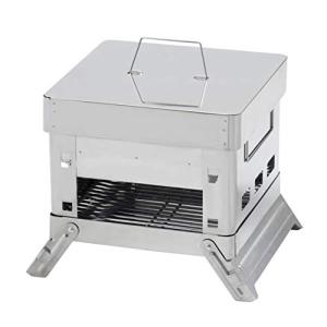 グリーンライフ(GREEN LIFE) 蓋付き折りたたみバーベキューコンロ コンパクト 収納袋付き 4Way OCB-32｜hapitize