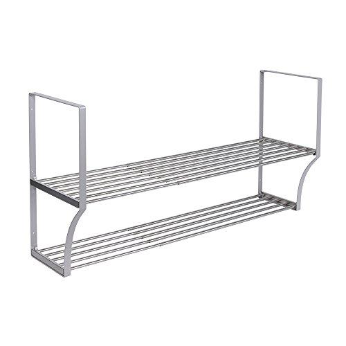 田窪工業所 伸縮パイプ棚2段 幅60~90cm TS2-90L