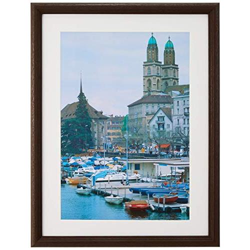 FUJICOLOR 木製額縁 IM-30 ワイド4切 ブラウン 407406