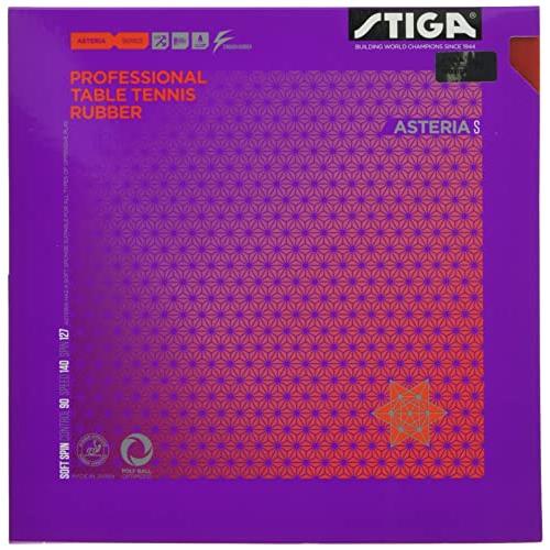 STIGA(スティガ) 卓球 ラバーテンション系 裏ソフトラバー アステリアS レッド 厚 1713...