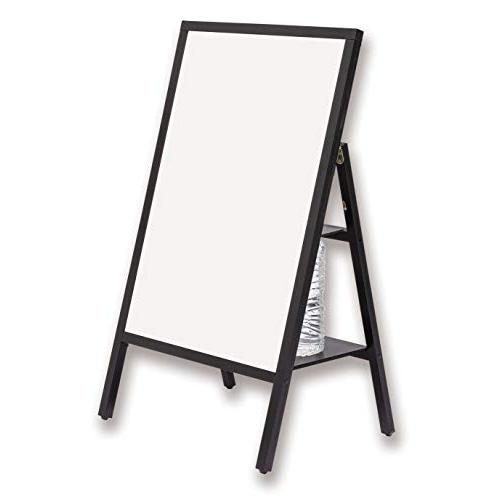 アスカ 転倒防止ポスタースタンド B2 ペットボトル4本 低反射パネル WPS-B2