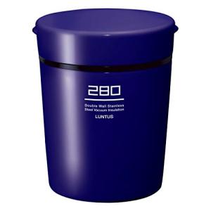 アスベル 保温ランチジャー ネイビー 280ml ランタス ステンレス保温・保冷スープボトル HLB-S280｜川西ストア