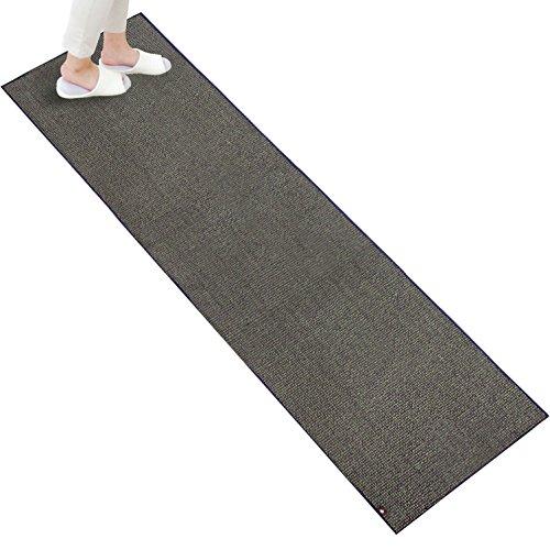 オカ(OKA) キッチンマット ブラウン 約60cm×240cm PLYS base (プリスベイス...