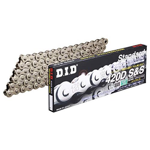 D.I.D(大同工業)バイク用チェーン クリップジョイント付属 420D-098RB S&amp;S(シルバ...