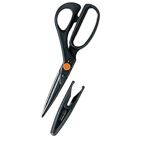 Clover 布切はさみ ブラック 携帯型 21cm 36-192 黒