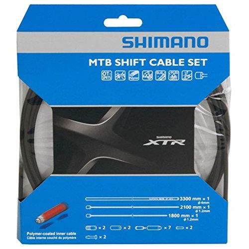 シマノ(SHIMANO) リペアパーツ シフトケーブルセット ポリマーコーティング MTB ブラック...