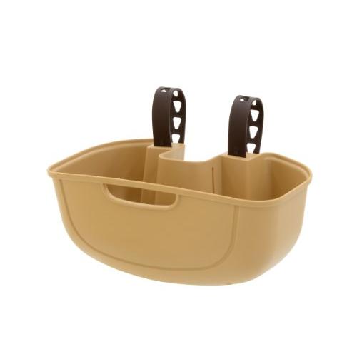 OGK(オージーケー) 技研 まえ用バスケット FB-051 (サイクルポケット)ベージュ 自転車用