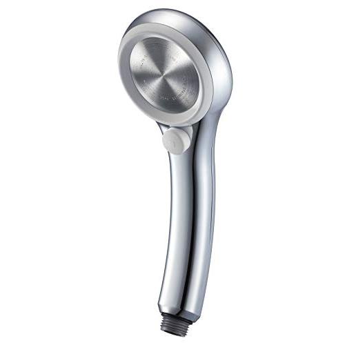 SANEI(サンエイ) シャワーヘッド レイニーメタリック 手元ストップ 節水率50% 極細水流 勢...