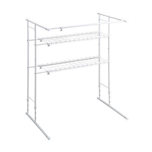 Belca 押入れ ハンガーラック 高さ・幅伸縮タイプ 幅75~91×奥行55.3×高さ90~110...