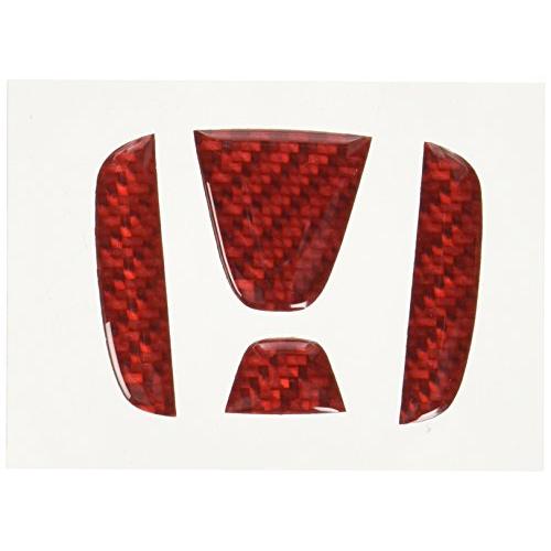 HASEPRO ( ハセ・プロ ) マジカルカーボンNEO【ステアリングエンブレム】(レッド) ホン...