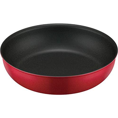 サーモス デュラブルシリーズ 取っ手のとれるフライパン 26cm レッド IH対応 KVA-026 ...