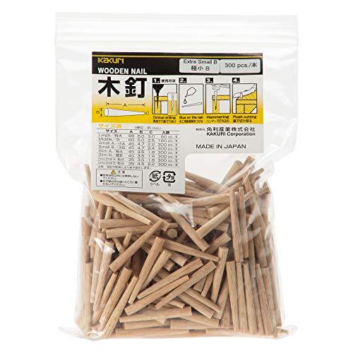 角利 木釘バリューパック 極小B 300本入