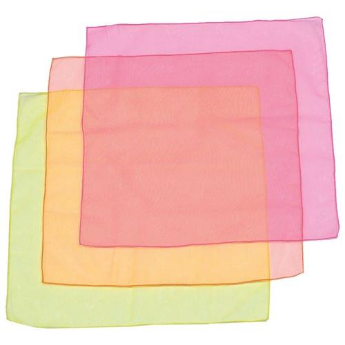TOEI LIGHT(トーエイライト) 浮遊スカーフ B-3516 ピンク・オレンジ・黄 (約)45...