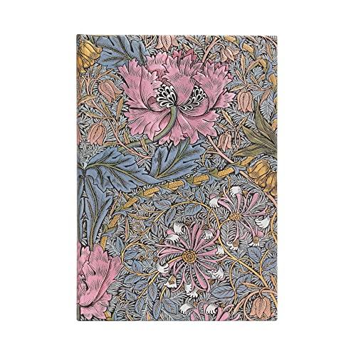 Paperblanks/ペーパーブランクス ノート ハードカバー モリスのピンク・ハニーサックル ウ...