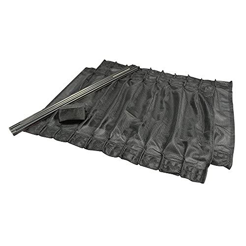 槌屋ヤック(Tsuchiya Yac) 車内用品 日除け カーテン サイドカーテン メッシュ2 BK...