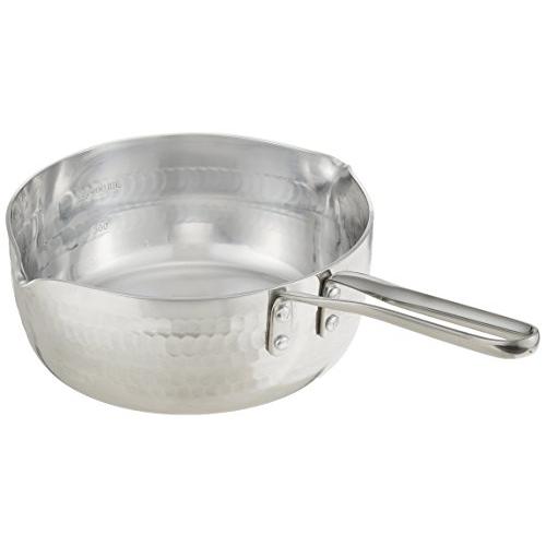 遠藤商事 業務用 TKG 雪平鍋 18cm 共柄厚板 IH対応 本体アルミニウム合金底ステンレス板取...