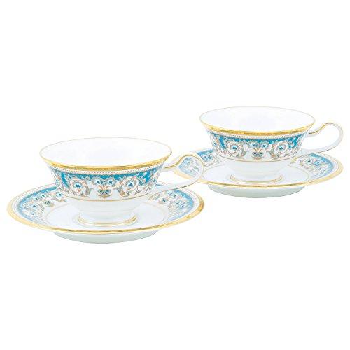 Noritake カップ &amp; ソーサー ( ペアセット ) ( コーヒー ティー 兼用) 220cc...