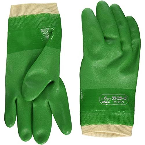 ショーワグローブ 【10双パック】簡易包装グリーンジャージ Lサイズ 10双入