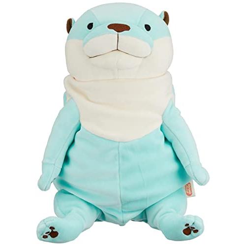 シナダグローバル もちシリーズ もちかわうそ パステル ミント (L) 22×22×30cm ぬいぐ...