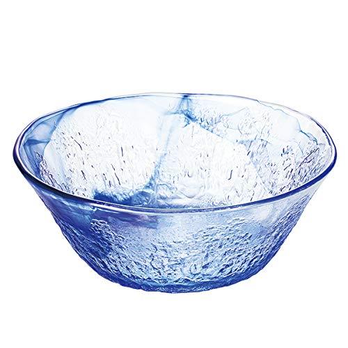 東洋佐々木ガラス 中鉢 ブルー 約φ19.0×7.0cm 流蒼 日本製 食洗機対応 P-43313-...