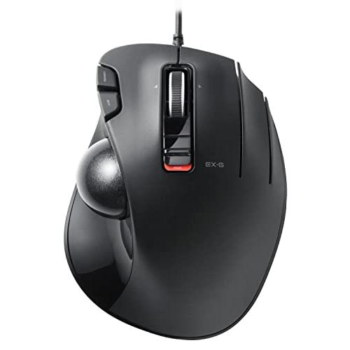 エレコム USB マウス 有線 トラックボール 6ボタン ブラック M-XT3URBK