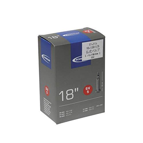 【正規品】 シュワルベ(SCHWALBE) 18×1.50/1.75、17×11/4用チューブ 仏式...