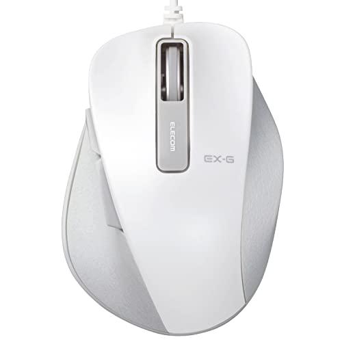 エレコム マウス 有線 Sサイズ 小型 5ボタン (戻る・進むボタン搭載) BlueLED 握りの極...