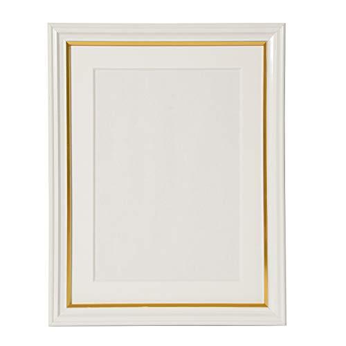 FUJICOLOR 額縁 肖像額 パールホワイト 2L 木製 ホワイト 406232 41063