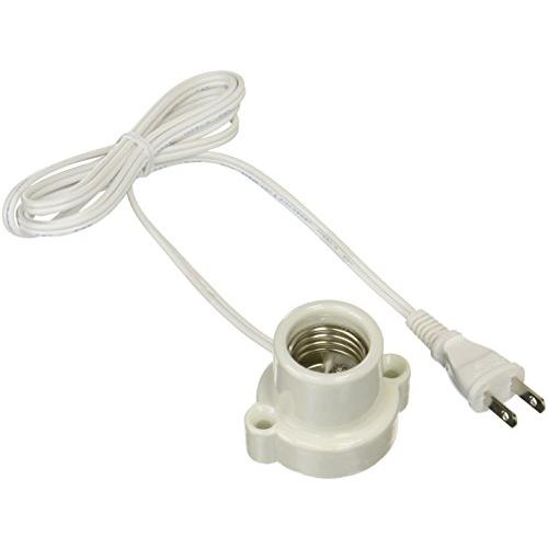 コード付レセップ コンセント E26白 HS-L2615ZR/W