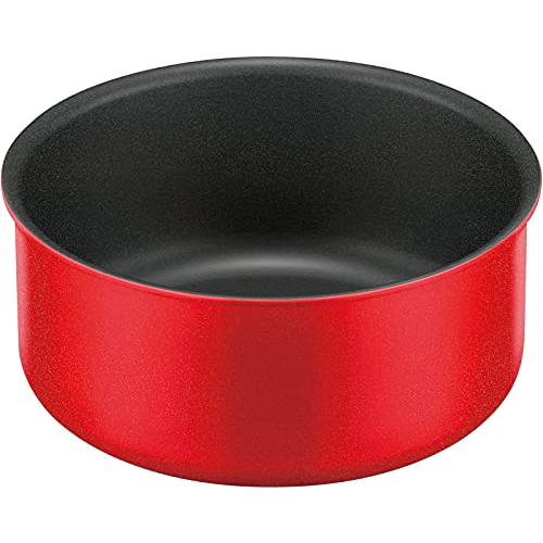 サーモス デュラブルシリーズ 取っ手のとれる鍋KOC 18cm ガス火専用 ブライトレッド KOC-...