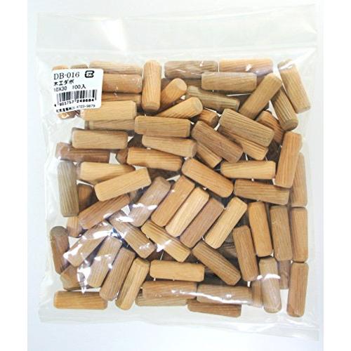 和気産業 木工ダボ 10×30mm 棚 四隅 家具 DBー016 約100個