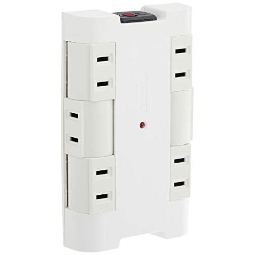 オーム(OHM)回転タップ6口壁コンセント