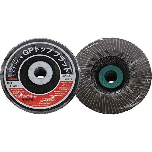 TRUSCO(トラスコ) GPトップフラット アランダム #400 Φ100 10枚入 GPF100...