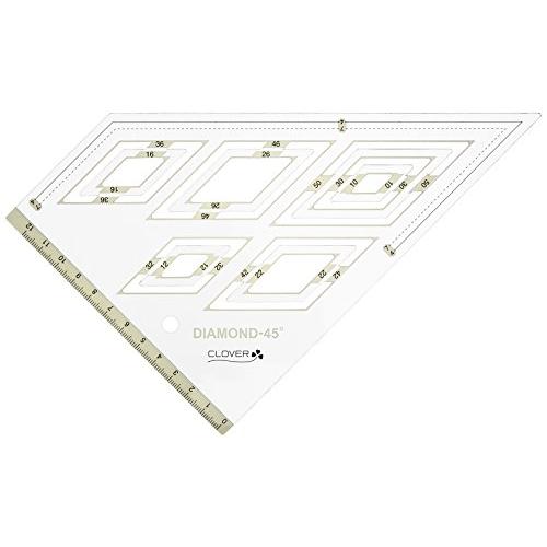 Clover ピーステンプレート ひし形45度 57-997