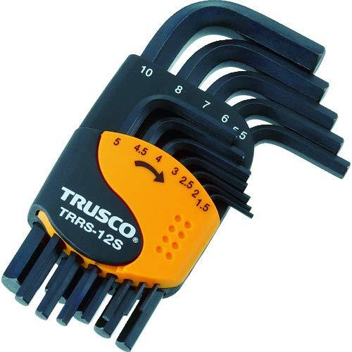 TRUSCO(トラスコ) 六角棒レンチセット ショートタイプ 12本組 TRRS-12S