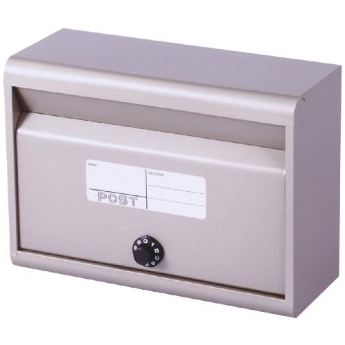 グリーンライフ ポスト 壁掛け【日本製】 スチール製 A4サイズ対応 ダイヤル錠 チタングレー FH...