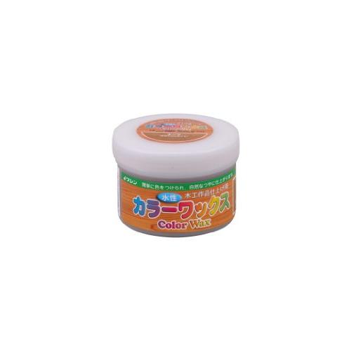 和信ペイント 水性カラーワックス 簡単着色、水性なので安心・安全 チーク 200g