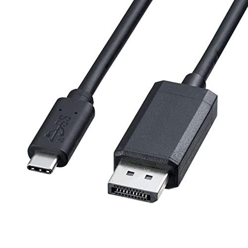 サンワサプライ Type-C-DisplayPort変換ケーブル(USB Type-Cオス-Disp...