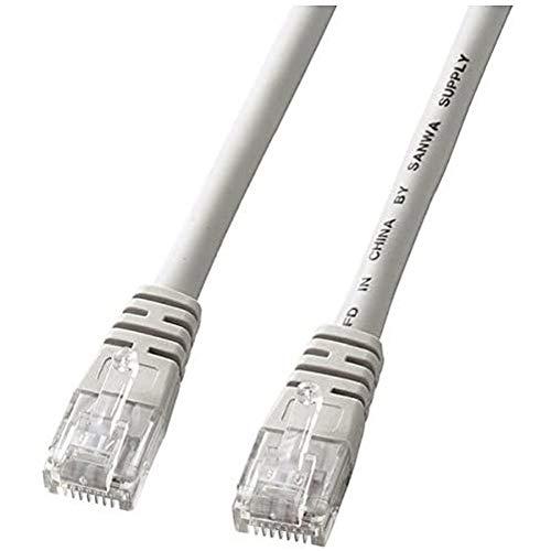 サンワサプライ エンハンスドカテゴリ5より線クロスケーブル 15m ライトグレー KB-T5Y-15...