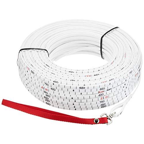 TOEI LIGHT(トーエイライト) 検尺ロープ100 G-1192 (約)幅6.2×厚さ2mm、...