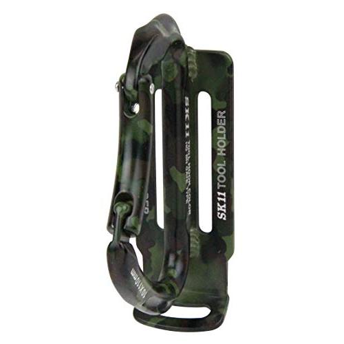 SK11 アルミツールフック ベルト幅50mm用 SATH-CAMOUFLA 耐荷重3kg カモフラ...