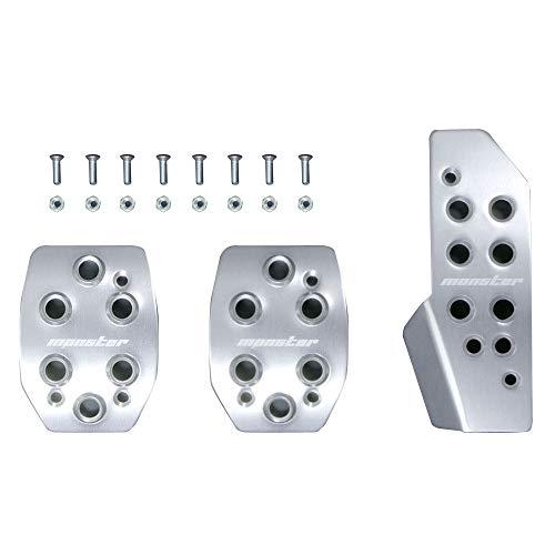 MONSTER SPORT スポーツドライビングペダルカバー クリヤ アルマイト ジムニー[JB64...