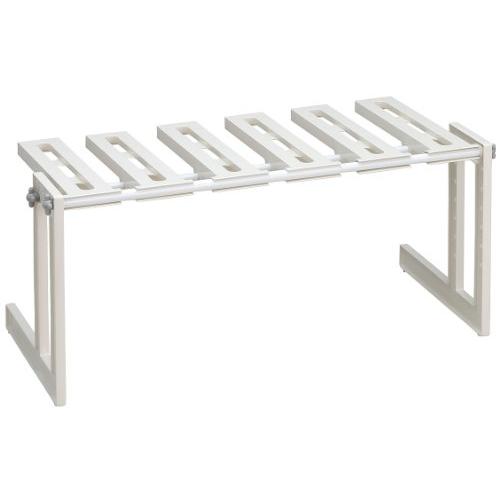 Belca 日本製 ランドリー収納 そのままin 洗面下フリーラック 伸縮タイプ 幅50~75×奥行...