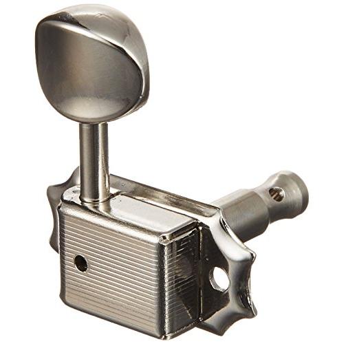 SCUD クルーソンタイプペグ、メタルノブ、6弦側バルク ニッケル 2002N-BL