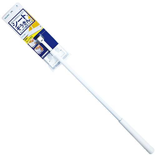 アズマ フローリングワイパー シートもゾーキンも使えるワイパーF 拭き幅27cm 柄の長さ69~10...